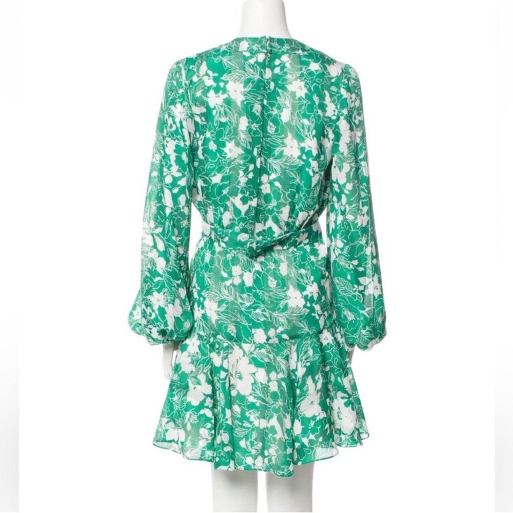 Alexis Emerald Floral Dress Size M - Picture 3 of 9